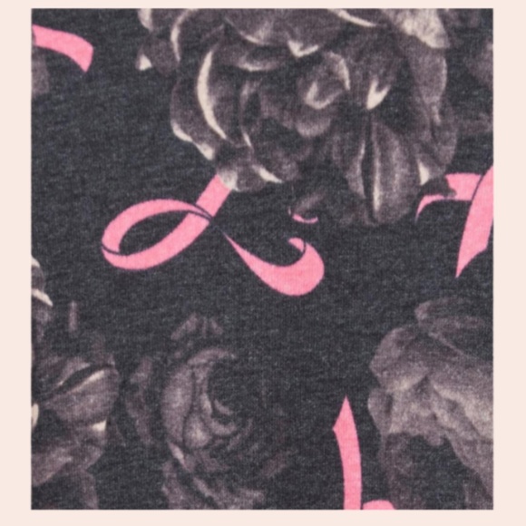 Breast Cancer Awareness-Cozy Fleece Crew Neck Raglan Sweatshirt Pink Ribbon For - Picture 4 of 6